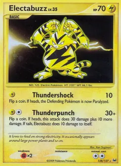 Electabuzz, Platinum Nº 128 Holo