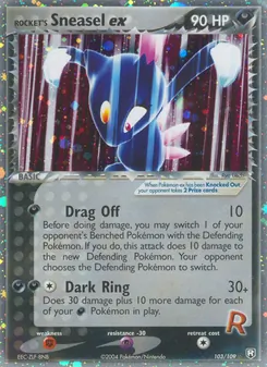 Rocket's Sneasel ex, Team Rocket Returns Nº 103 Holo