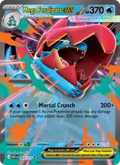 Mega Feraligatr ex, Ascended Heroes Nº 043 Holo