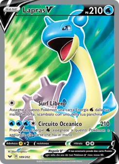 Lapras V, Spada e Scudo No. 189 Holo