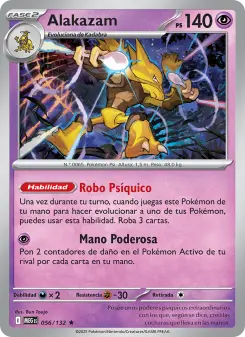 Alakazam, Megaevolución Nº 056 Holo
