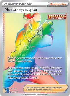 Mustar Style Poing Final, Styles de combat Nº 177 Holo