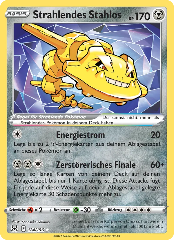 Strahlendes Stahlos, Verlorener Ursprung Nº 124