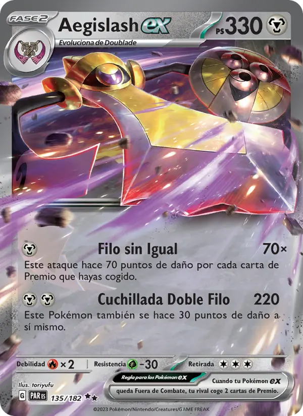 Aegislash ex, Brecha Paradójica No. 135