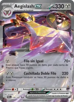 Aegislash ex, Brecha Paradójica Nº 135 Holo