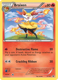Braixen, XY Black Star Promos No. XY161 Normal