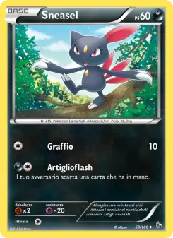 Sneasel, Fuoco Infernale Nº 50 Normal