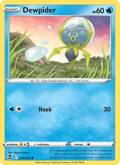 Dewpider, Silver Tempest No. 047 Normal