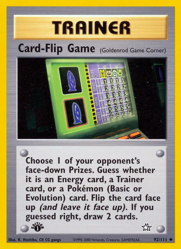 Card-Flip Game, Neo Genesis No. 92