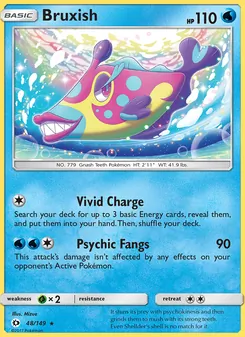 Bruxish, Sun & Moon No. 48 Normal