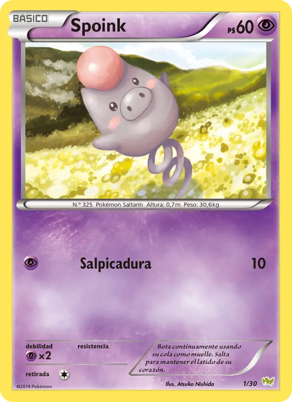 Spoink, Kit de Entrenador XY (Noivern) No. 1