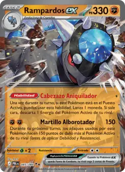 Rampardos ex, Oscuridad Absoluta No. 045 Holo
