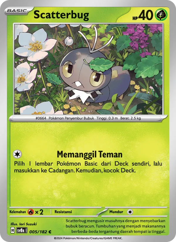 Scatterbug, Kilat Rasi Nº 005