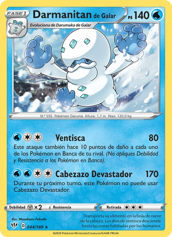Darmanitan de Galar, Oscuridad Incandescente No. 44