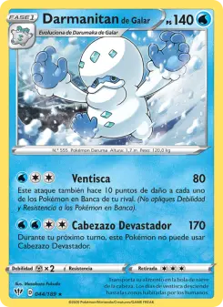 Darmanitan de Galar, Oscuridad Incandescente No. 44 Normal