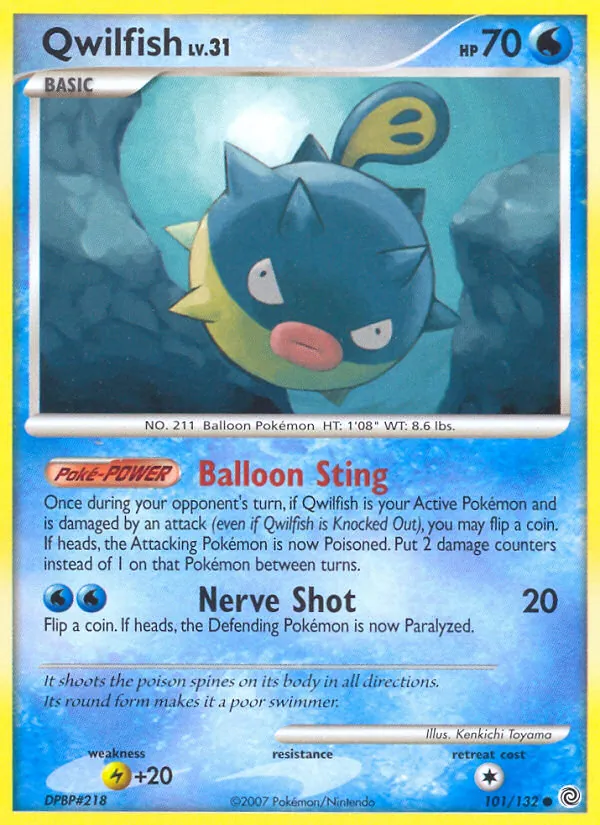 Qwilfish, Secret Wonders Nº 101