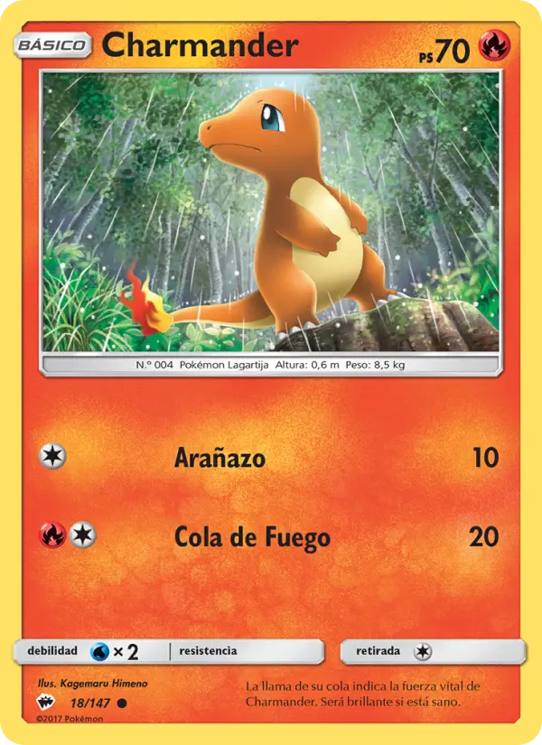 Charmander, Sombras Ardientes Nº 18