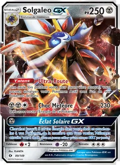 Solgaleo GX, Soleil et Lune No. 89 Normal