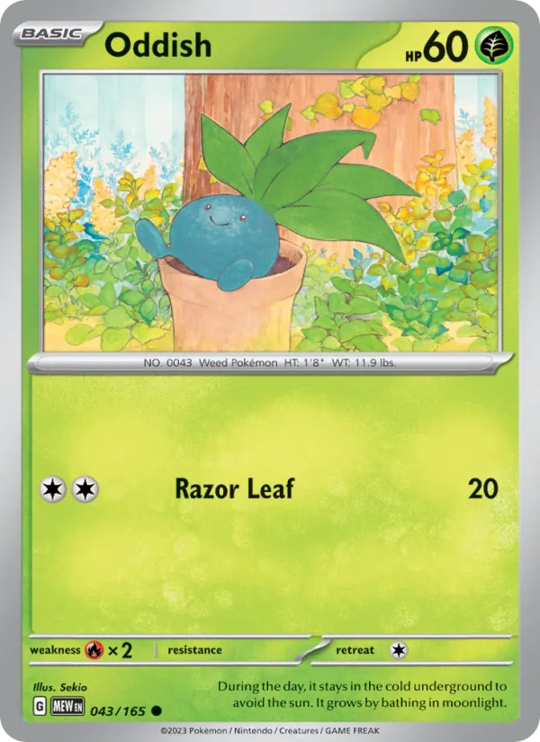 Oddish, 151 Nº 043