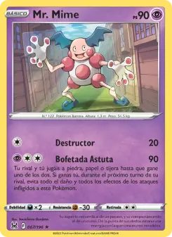 Mr. Mime, Origen Perdido Nº 067 Normal
