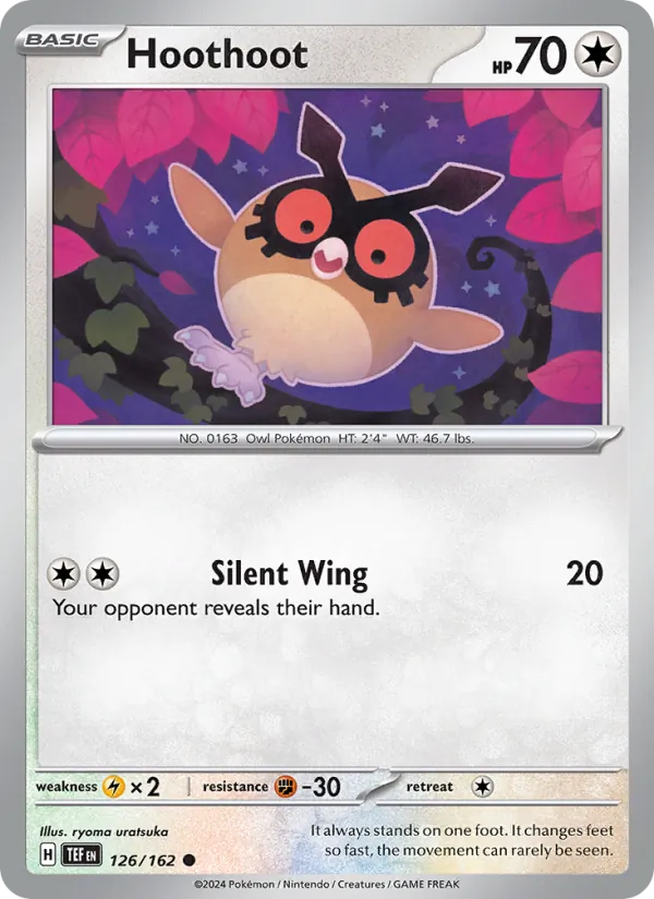 Hoothoot, Temporal Forces No. 126