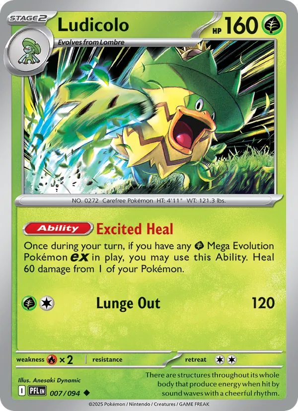 Ludicolo, Phantasmal Flames No. 007