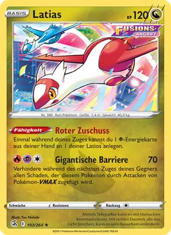 Latias, Fusions Angriff Nº 193 Normal