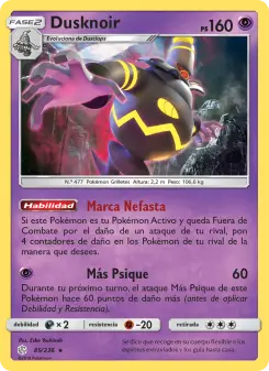 Dusknoir, Eclipse Cósmico No. 85 Normal