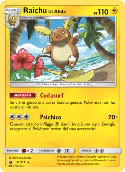 Raichu di Alola, Invasione Scarlatta No. 31 Normal