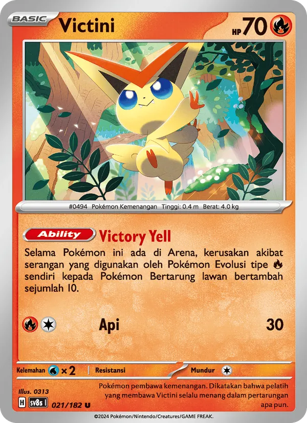 Victini, Kilat Rasi Nº 021