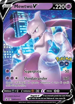 Mewtwo V, SPSC Promo Nº SWSH223 Normal
