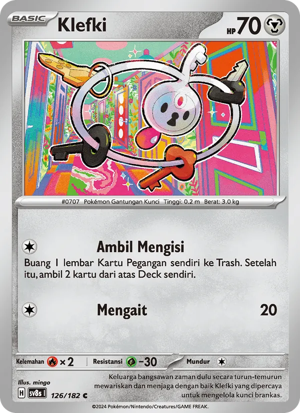 Klefki, Kilat Rasi Nº 126
