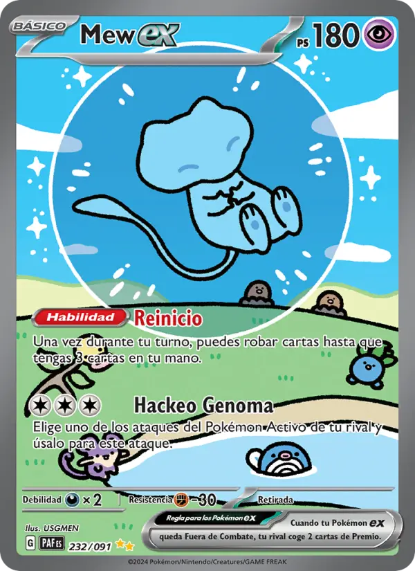 Mew ex, Destinos de Paldea Nº 232
