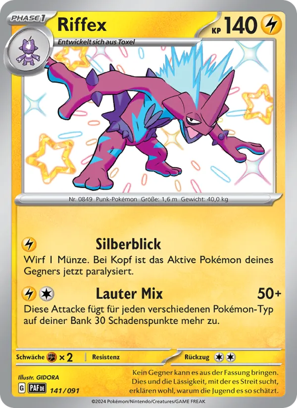Riffex, Paldeas Schicksale Nº 141