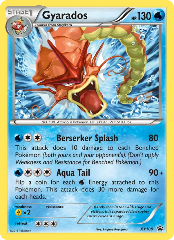 Gyarados, XY Black Star Promos Nº XY109