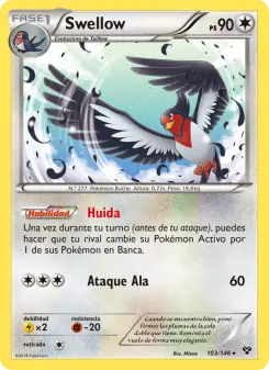 Swellow, XY No. 103 Normal