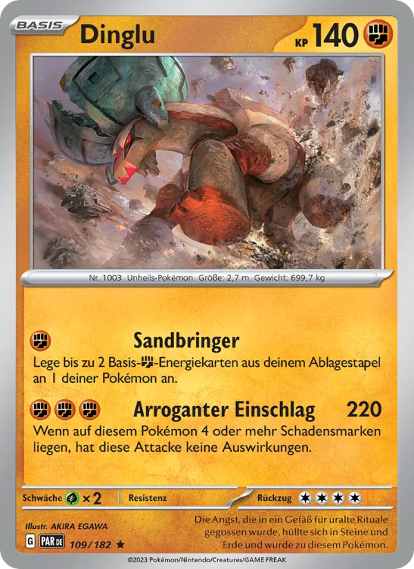 Dinglu, Paradoxrift No. 109