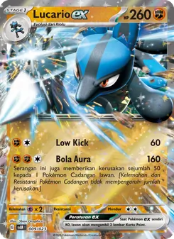 Lucario ex, Fuecoco & Ampharos ex No. 009 Normal