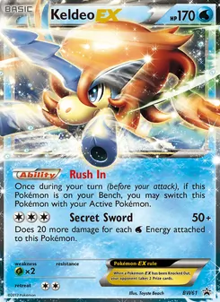 Keldeo-EX, BW Black Star Promos No. BW61 Normal