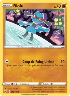 Riolu, Voltage Éclatant No. 90 Normal