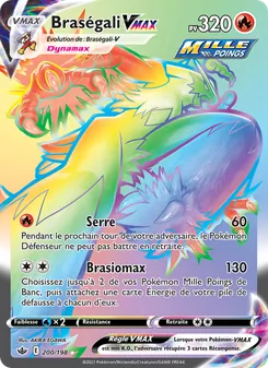 Braségali VMAX, Règne de Glace Nº 200 Holo