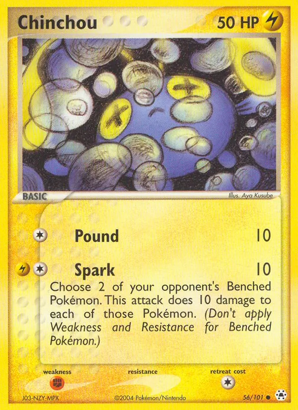 Chinchou, Hidden Legends Nº 56