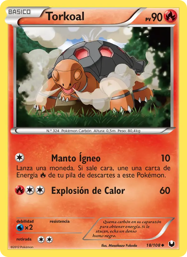Torkoal, Oscuros Exploradores Nº 18
