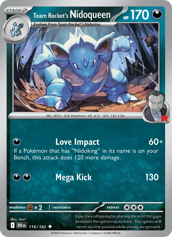 Team Rocket's Nidoqueen, Destined Rivals Nº 116