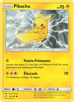 Pikachu, Éclipse Cosmique No. 66 Normal