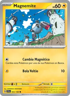 Magnemite, Escarlata y Púrpura No. 063 Normal