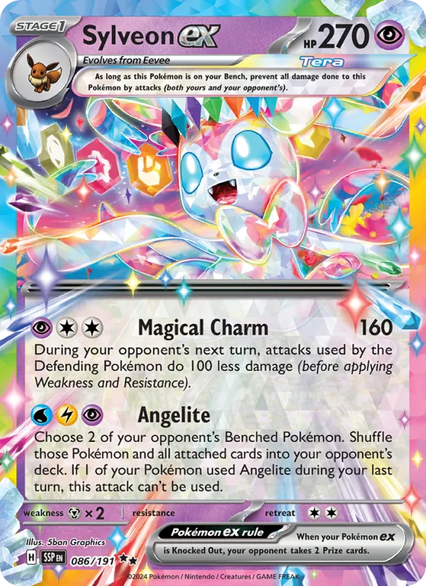 Sylveon ex, Surging Sparks No. 086