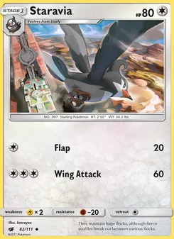 Staravia, Crimson Invasion No. 82 Normal