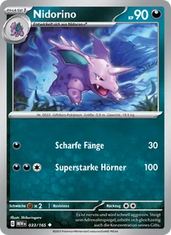 Nidorino, 151 No. 033 Normal