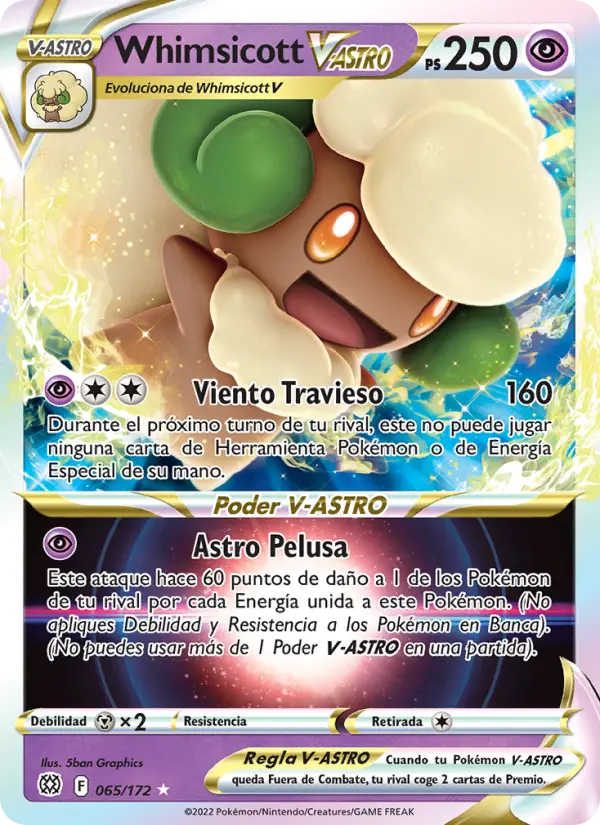 Whimsicott V-ASTRO, Astros Brillantes No. 065